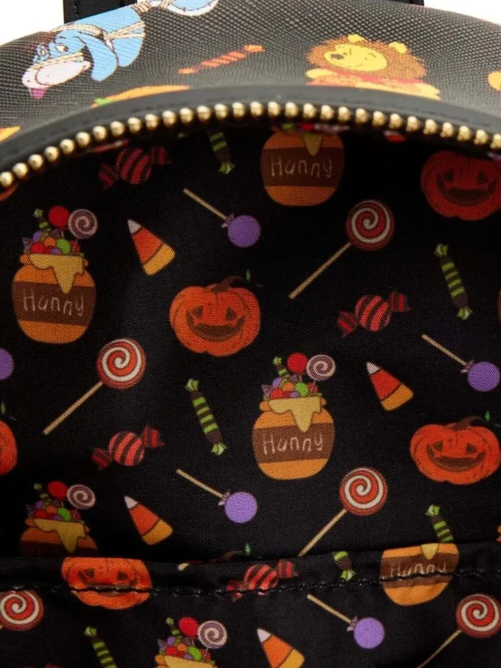 Winnie the Pooh Halloween Double Strap Shoulder Bag Purse - Women's One Size